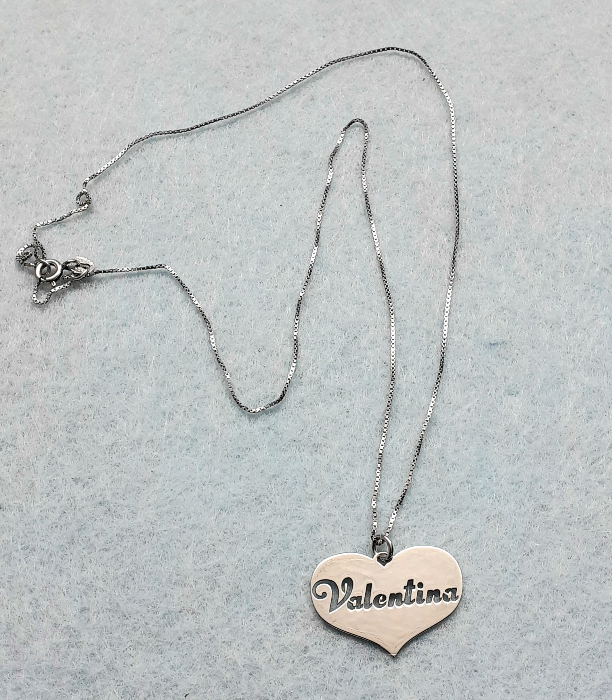 Collana Cuore Nome Traforato