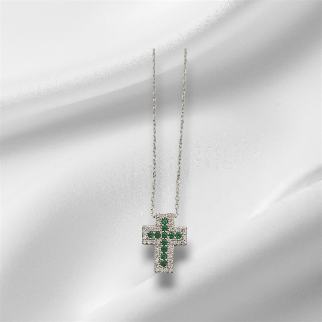 Collana Croce Centrale Colorato