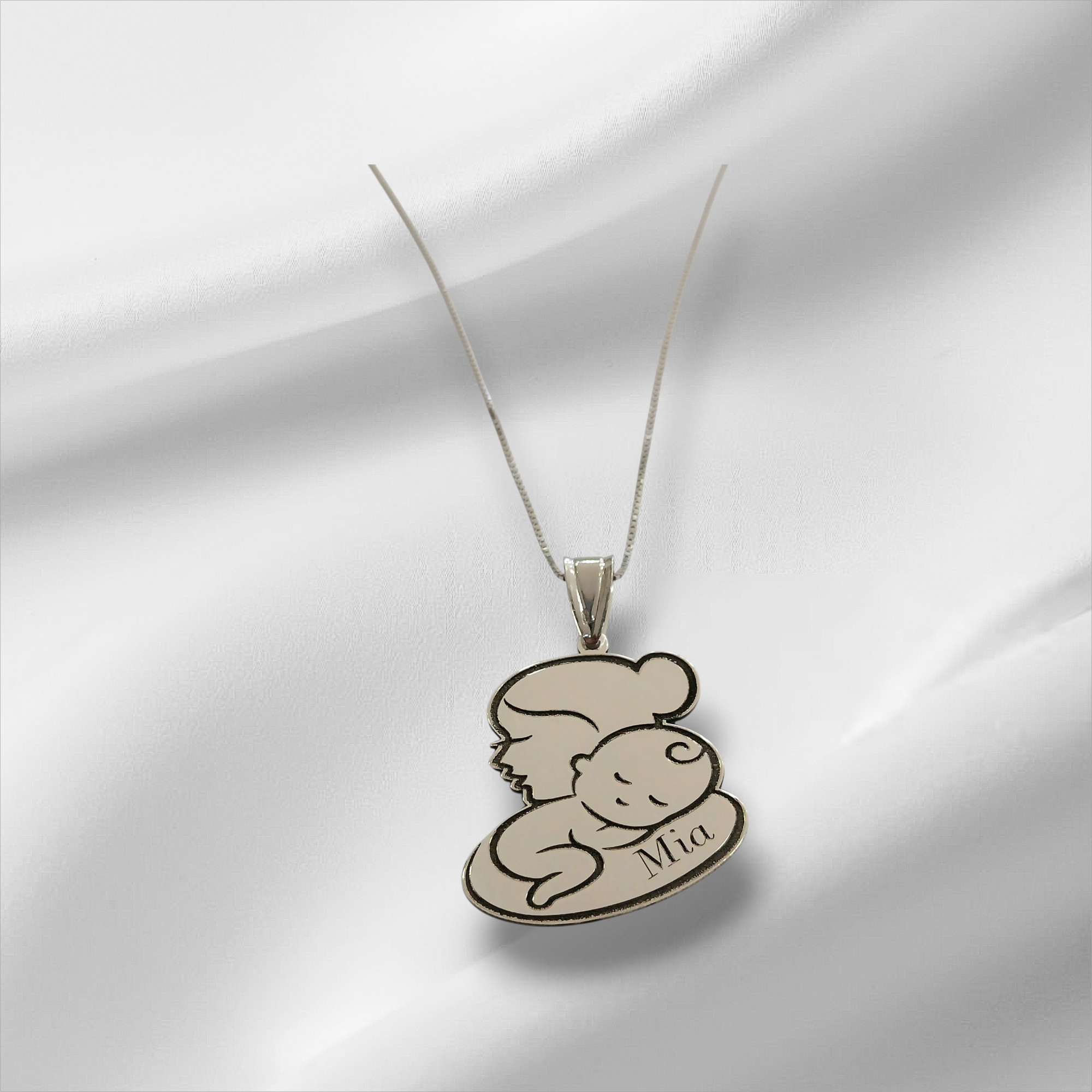 Collana Con Mamma Neonato/a