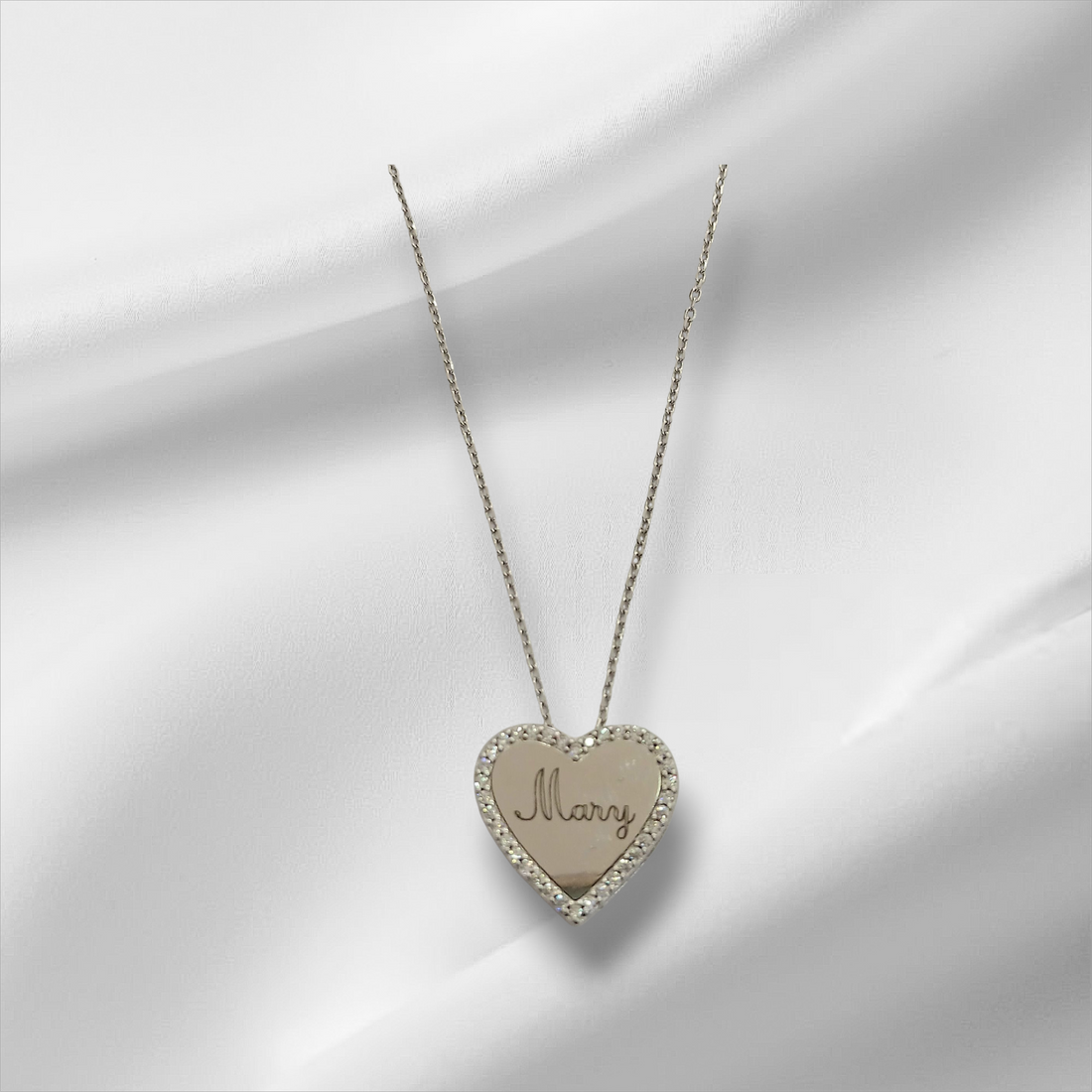 Collana Cuore Specchio Big