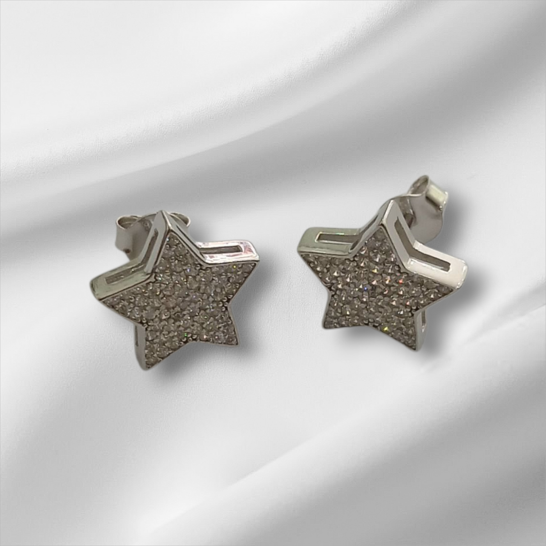 Orecchini Stella Pavè