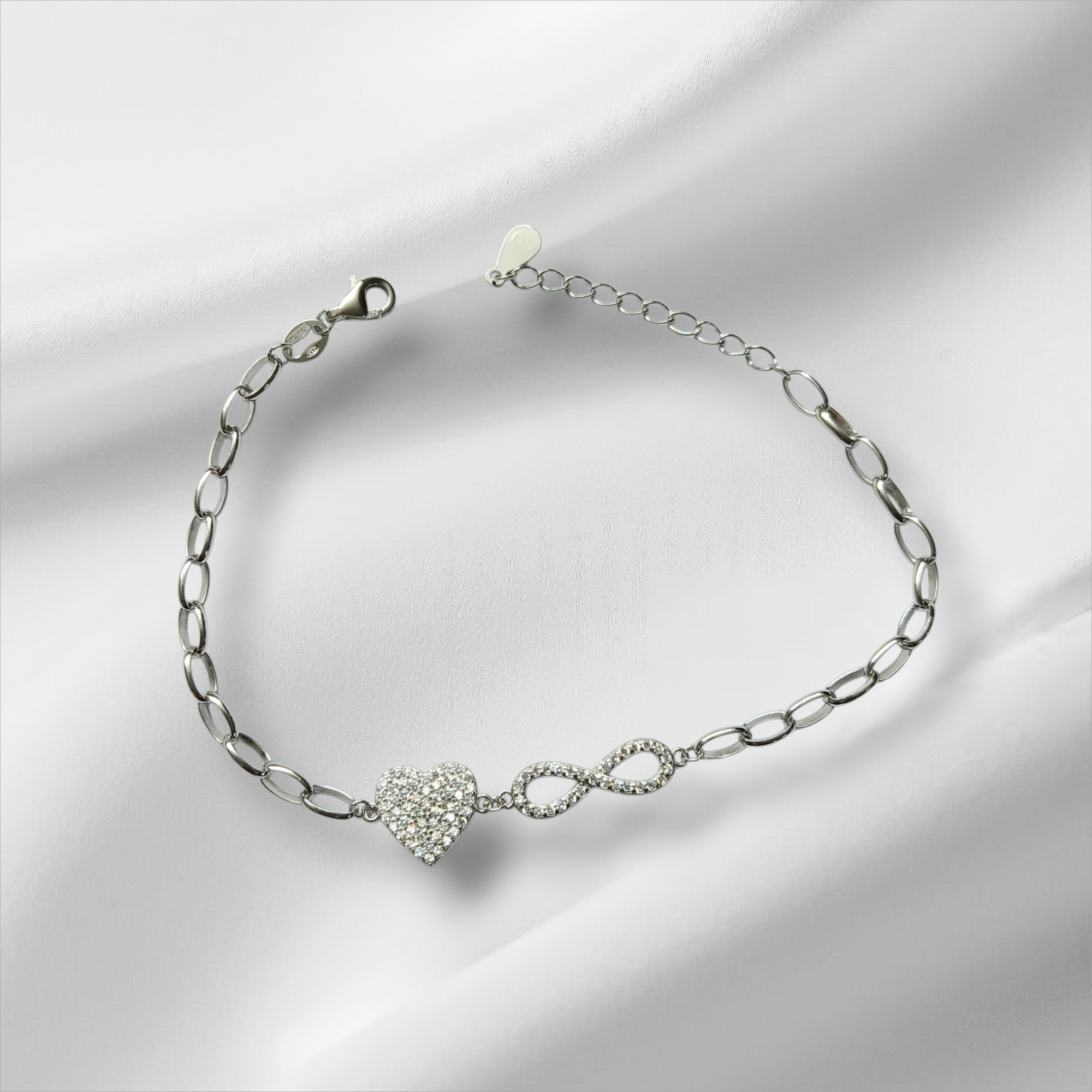 Bracciale Cuore Più Infinito