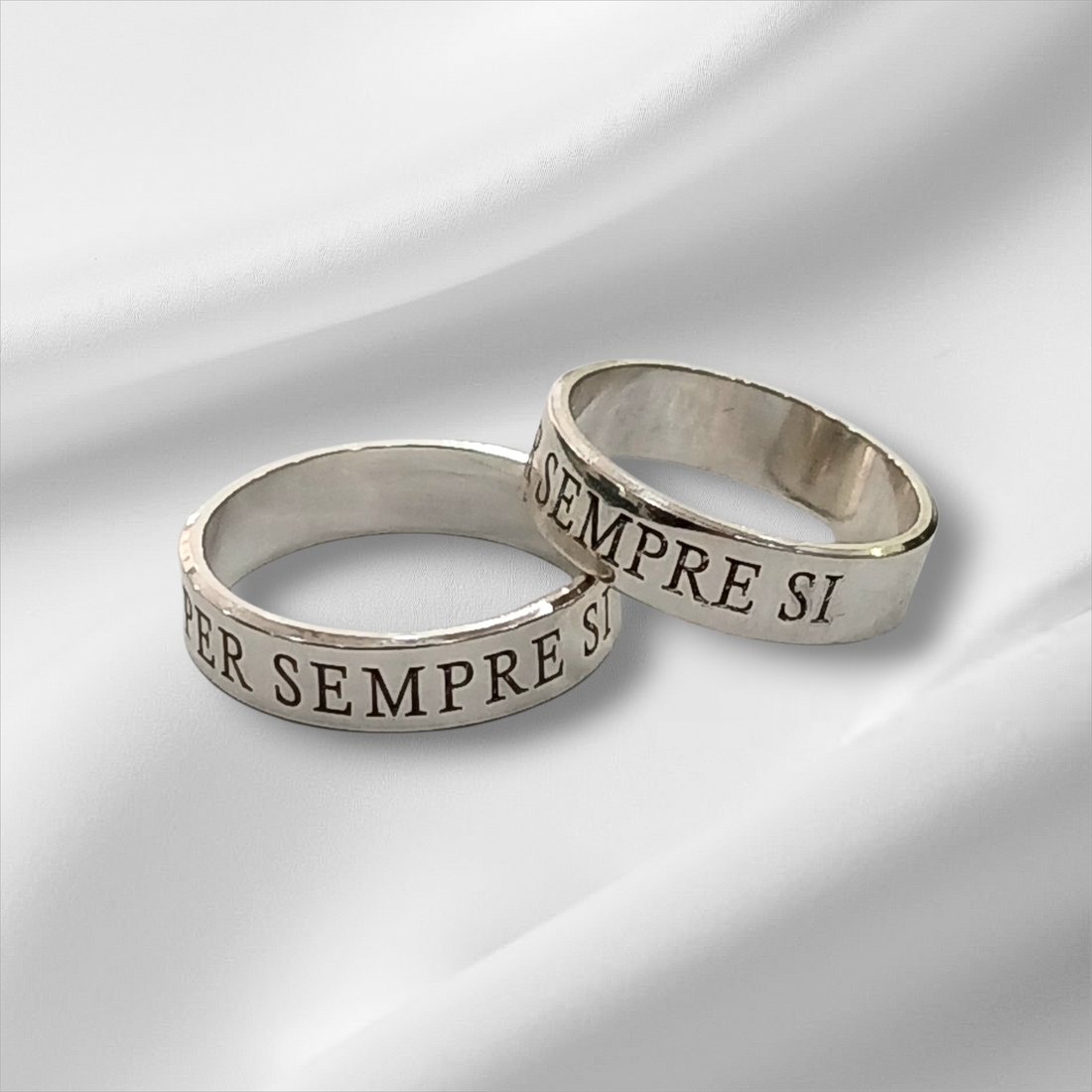 Coppia Di Fedine Per Sempre SI