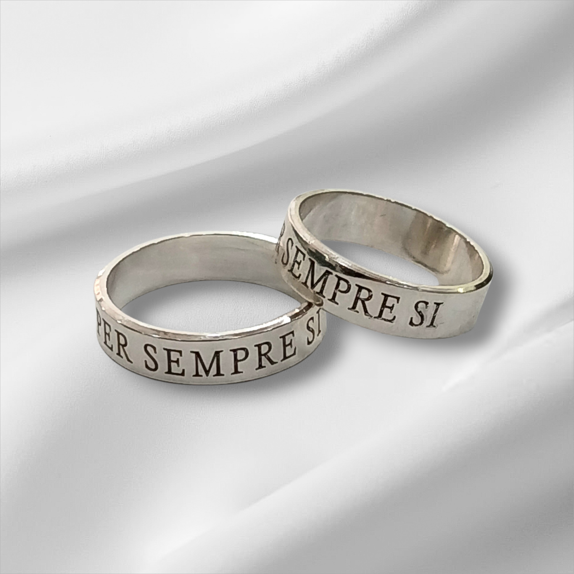 Coppia Di Fedine Per Sempre SI