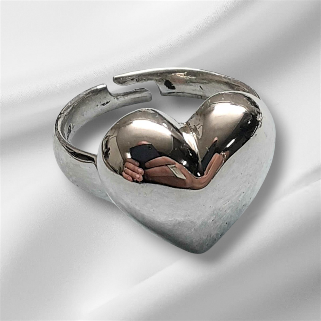 Anello  A Cuore Bombato