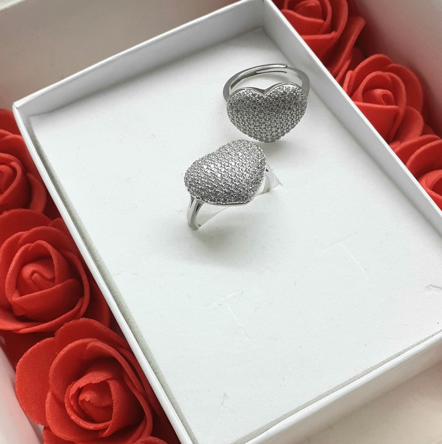 Anello a Cuore Zirconato