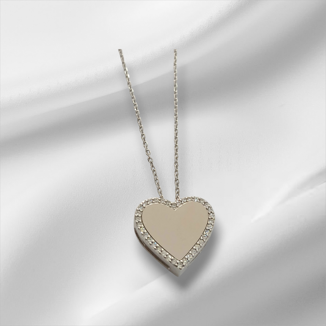 Collana Cuore Specchio Big