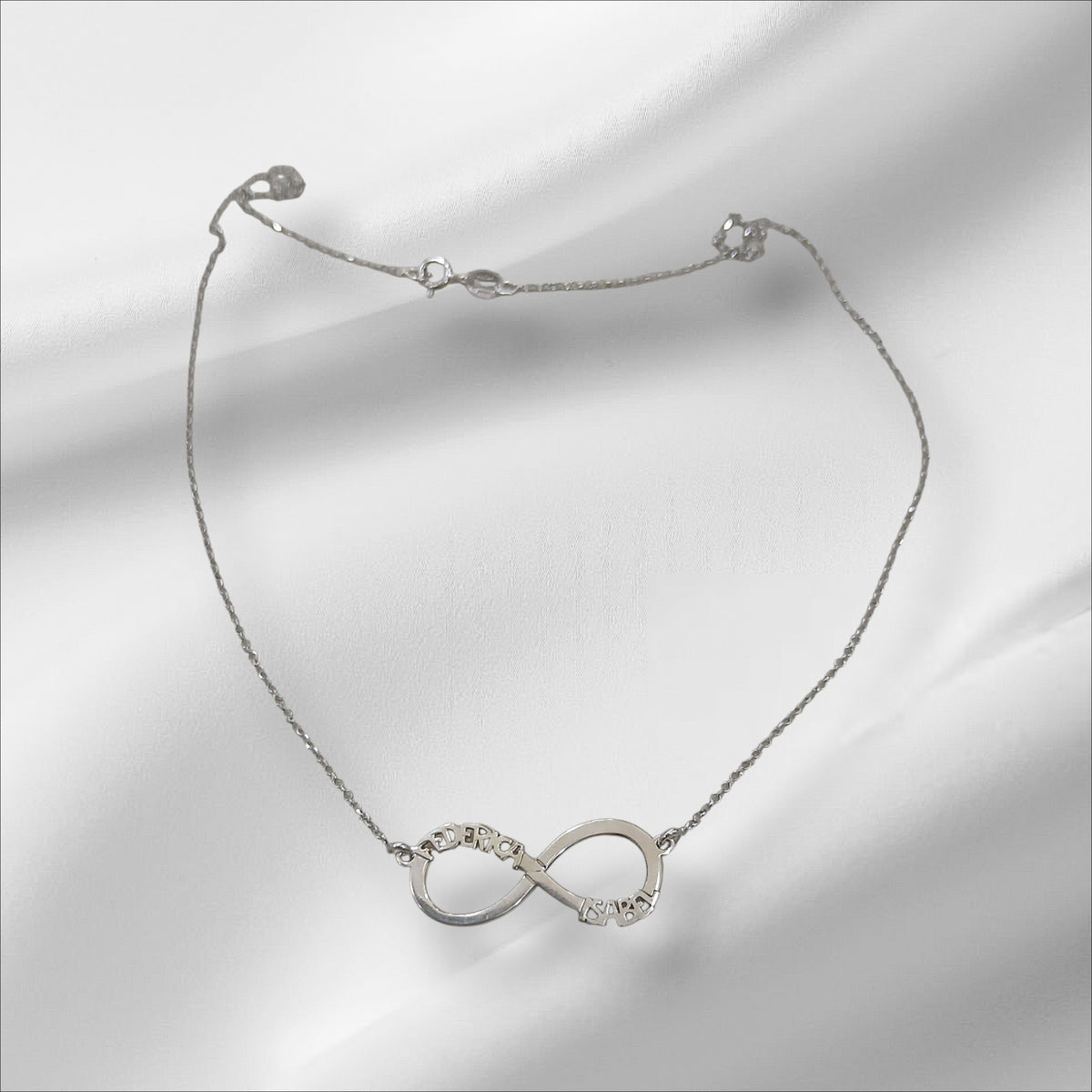 Collana Infinito Doppio Nome
