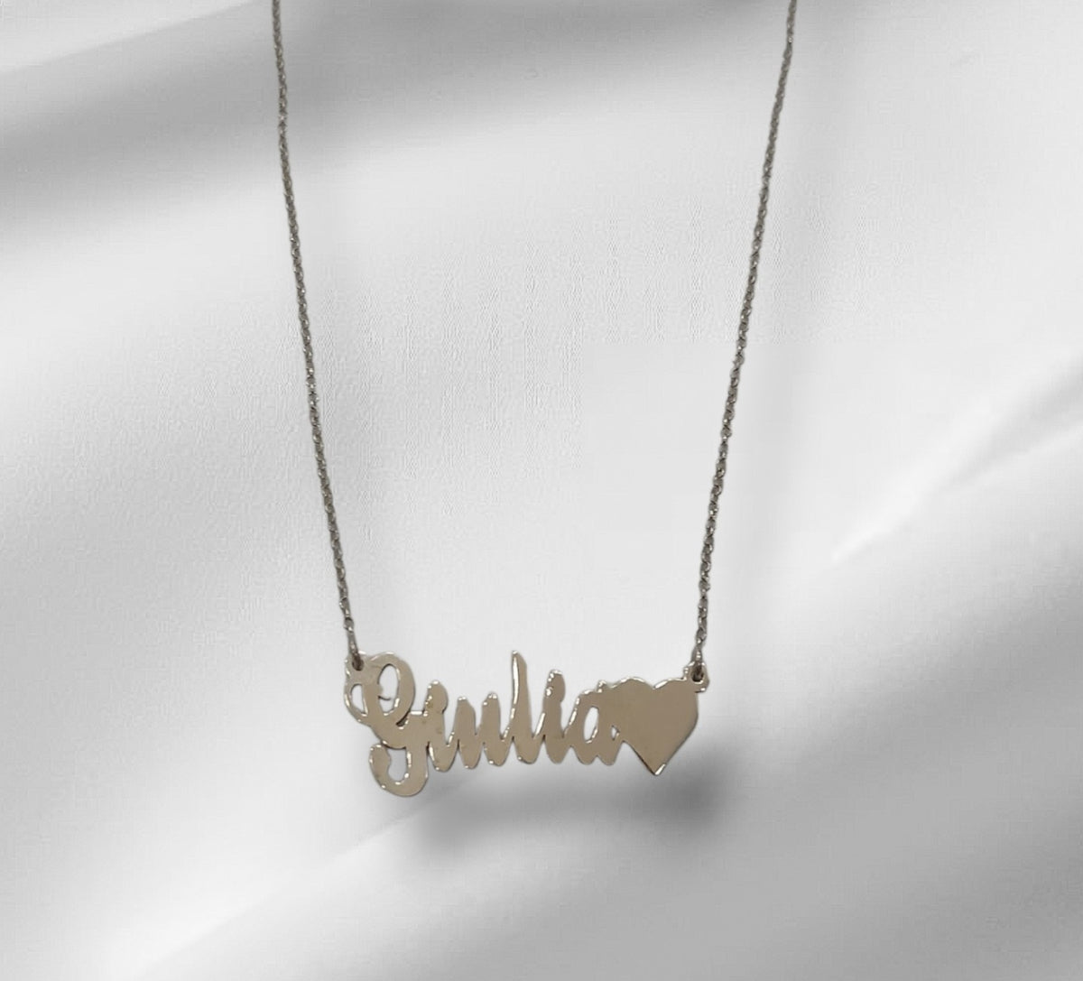 Collana Nome Con Cuore