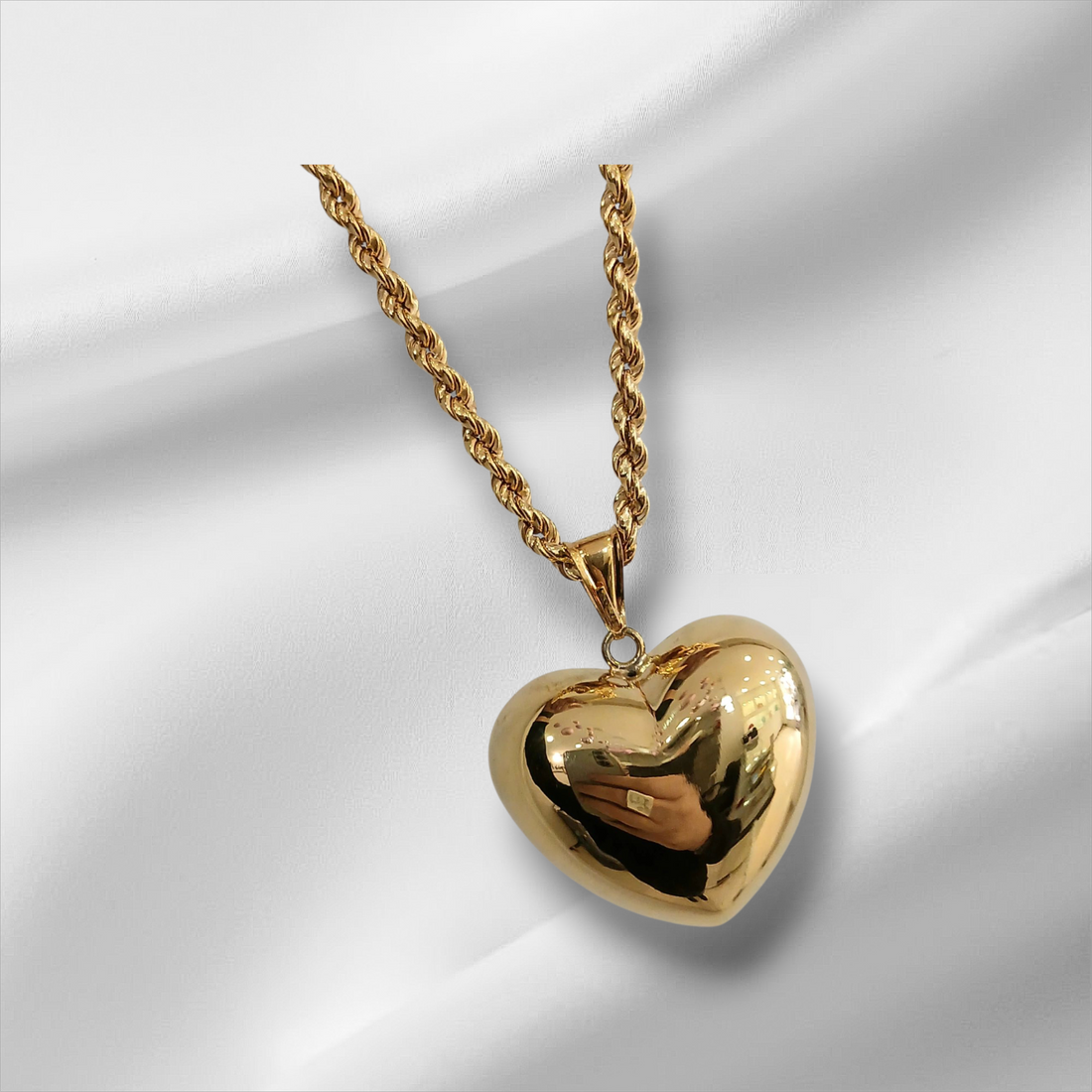 Collana Fune Con Cuore big Eletroformato
